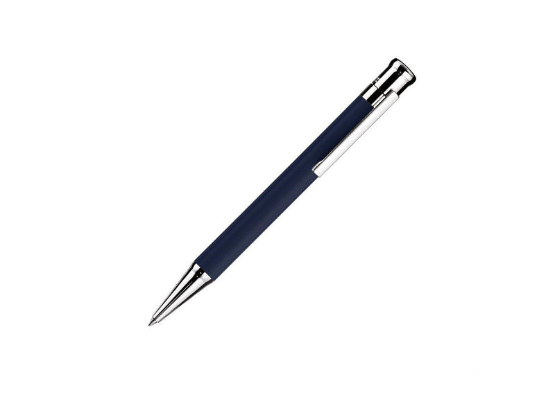Kugelschreiber Design 04 blau, platiniert