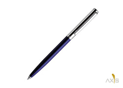 Kugelschreiber Design 01 blau, platiniert - Otto Hutt