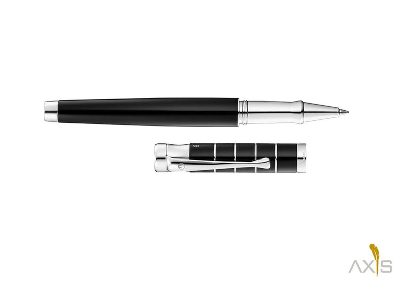 Tango Rollerball, Lack schwarz Ring-Design - Waldmann