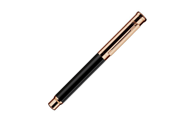 Füllfederhalter Design 04 schwarz, Roségold
