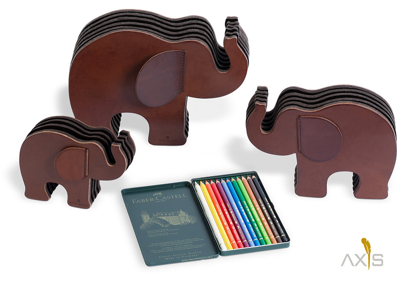 Graf von Faber-Castell Elefant, dunkelbraun, groß