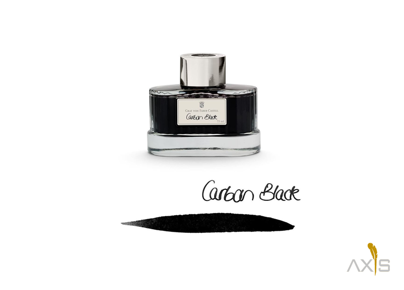 Tinte im Glas, Carbon Black, 75ml - Graf von Faber-Castell