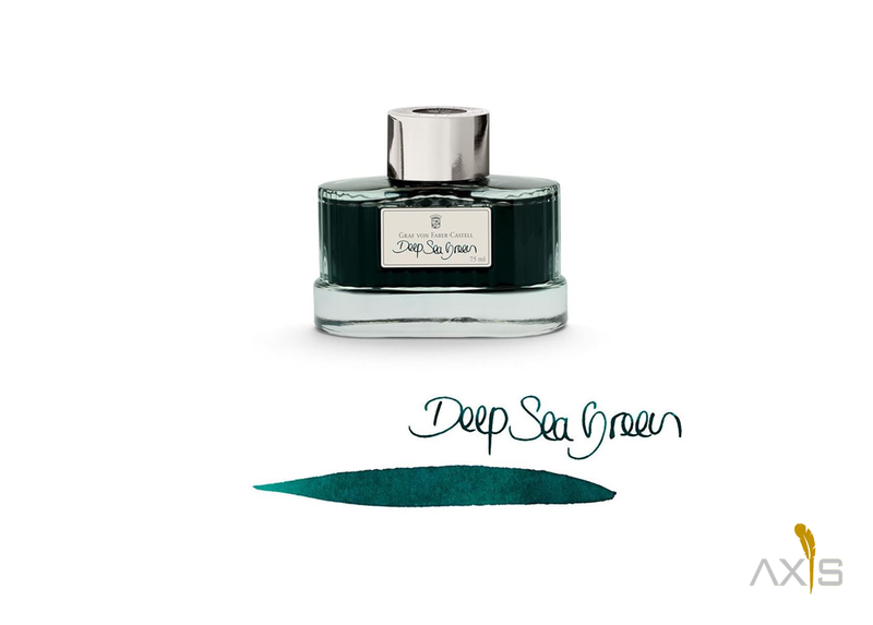 Tinte im Glas, Deep Sea Green, 75ml - Graf von Faber-Castell
