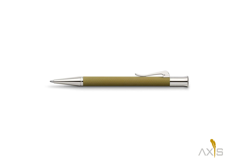 Drehkugelschreiber Guilloche, Olive Green - Graf von Faber-Castell