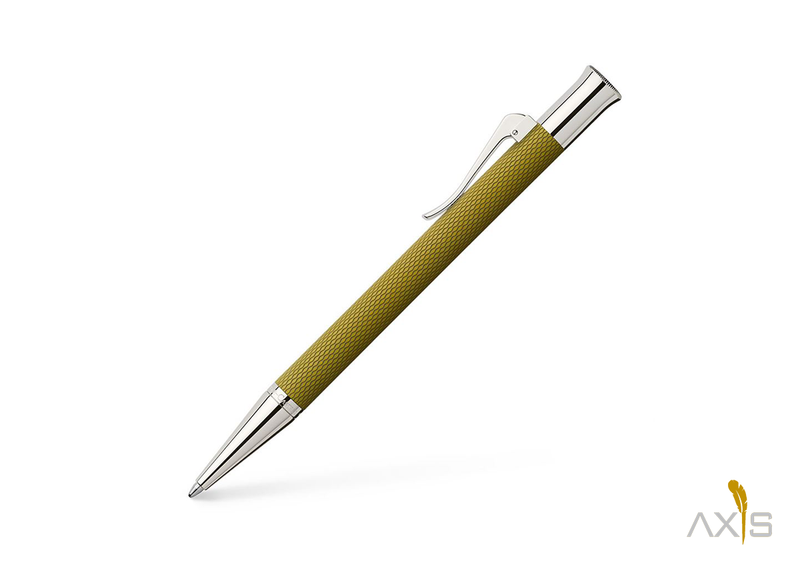 Drehkugelschreiber Guilloche, Olive Green - Graf von Faber-Castell