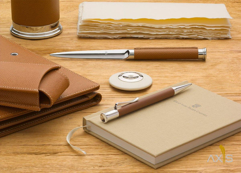 Drehkugelschreiber Guilloche, Cognac - Graf von Faber-Castell