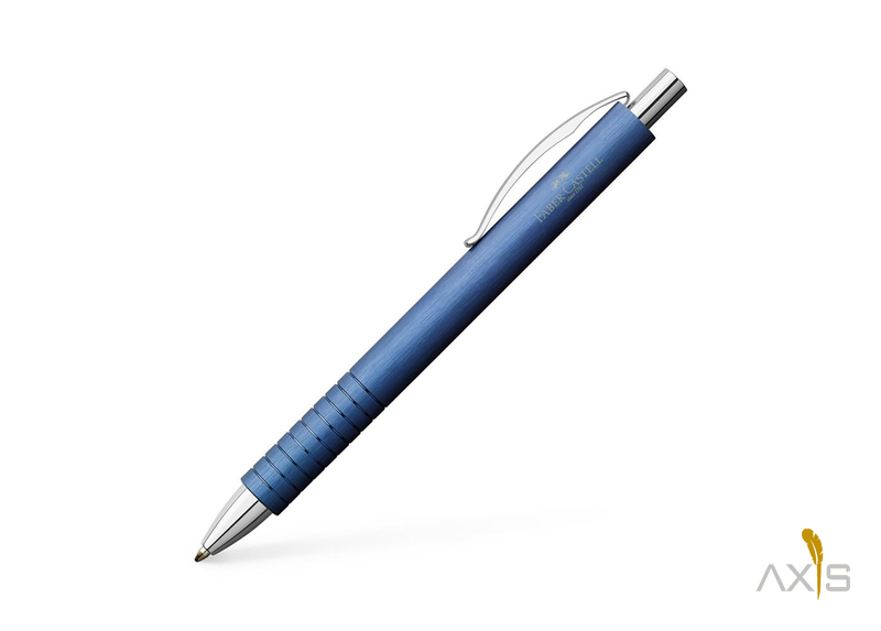 Kugelschreiber Essentio Aluminium Blau - Faber-Castell