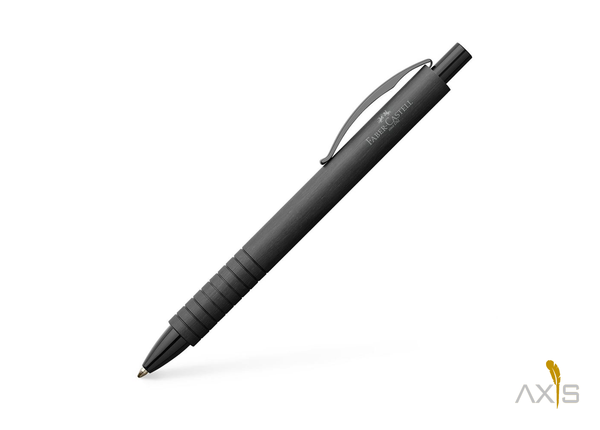 Kugelschreiber Essentio Aluminium Schwarz - Faber-Castell
