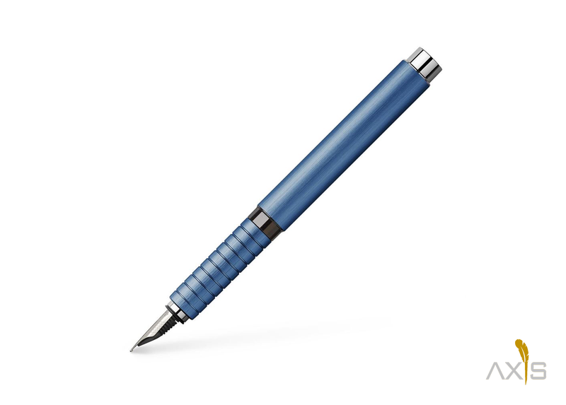 Füllhalter Essentio Aluminium Blau - Faber-Castell