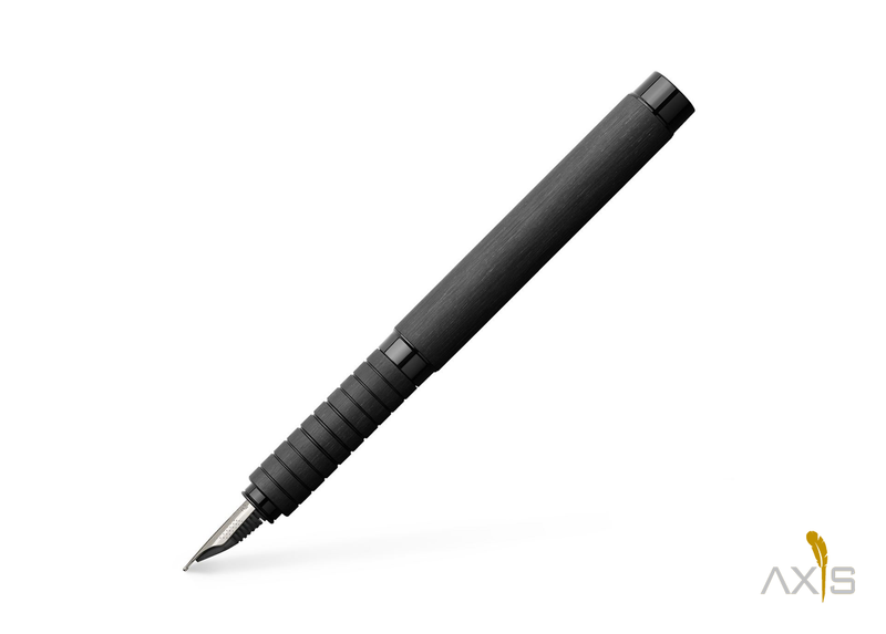 Füllhalter Essentio Aluminium Schwarz - Faber-Castell