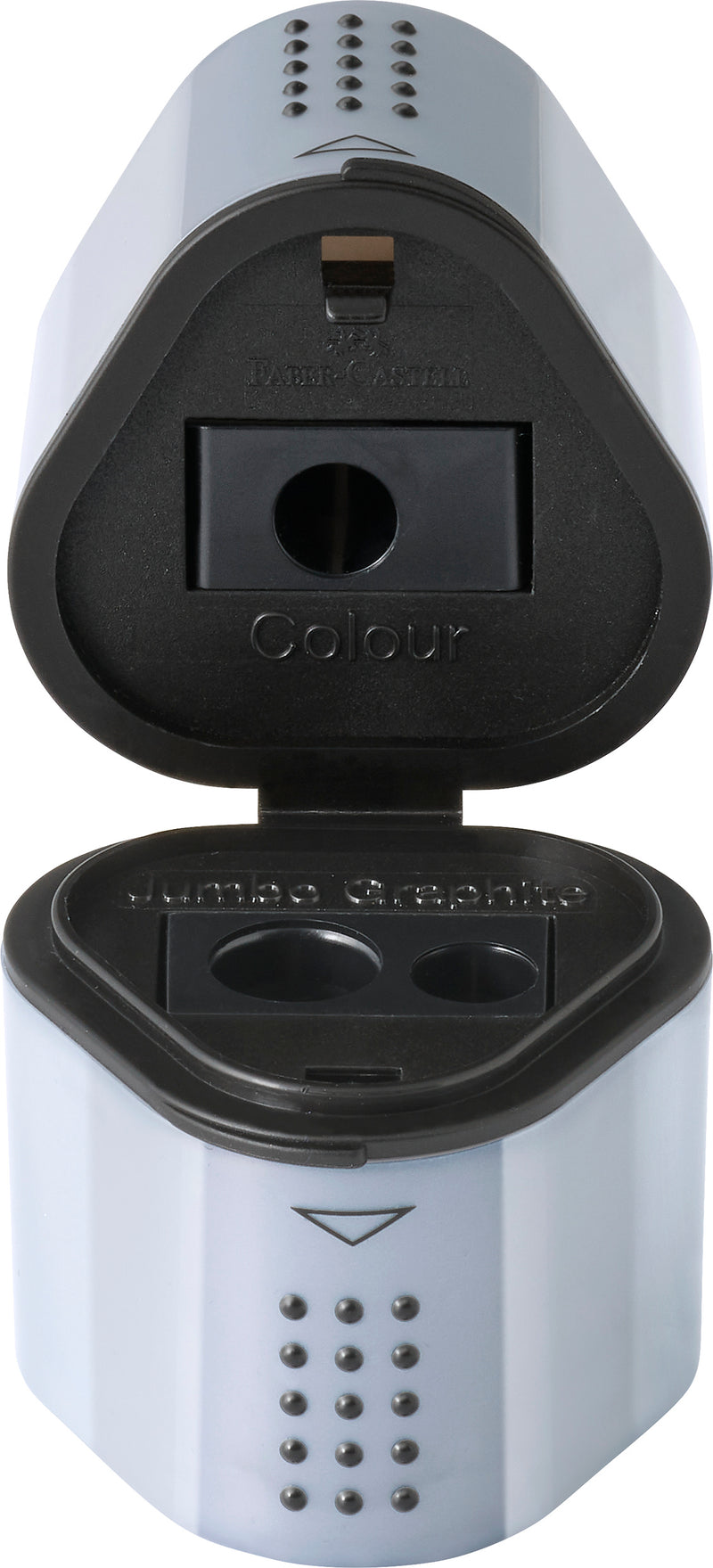 SCHULBEDARF Grip 2001 Dreifachspitzdose, silber