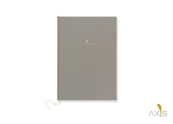 Buch mit Leineneinband A4 Grau - Graf von Faber-Castell