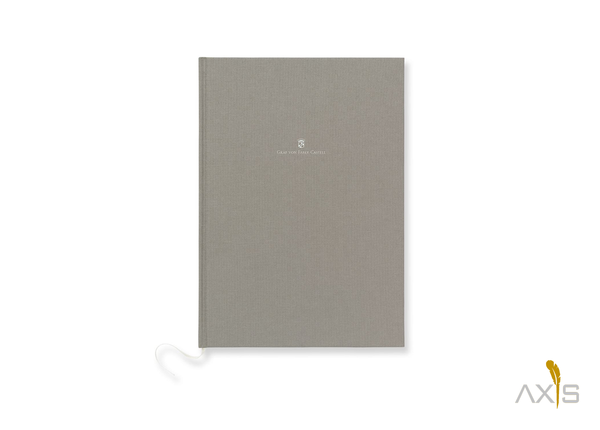 Buch mit Leineneinband A4 Grau - Graf von Faber-Castell