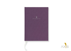 Buch mit Leineneinband A5 Violet Blue - Graf von Faber-Castell