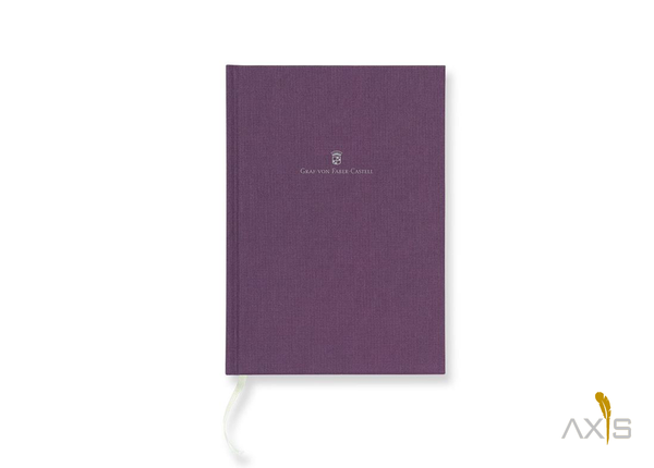 Buch mit Leineneinband A5 Violet Blue - Graf von Faber-Castell