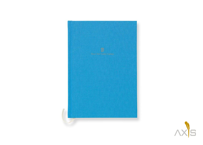 Buch mit Leineneinband A5 Gulf Blue - Graf von Faber-Castell