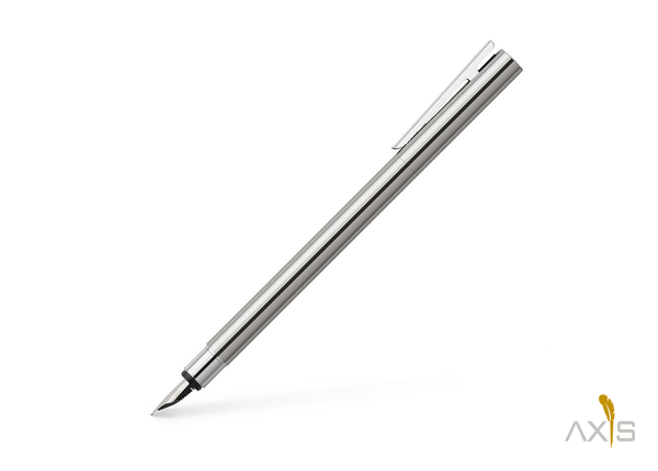 Füllhalter Neo Slim Edelstahl glänzend - Faber-Castell