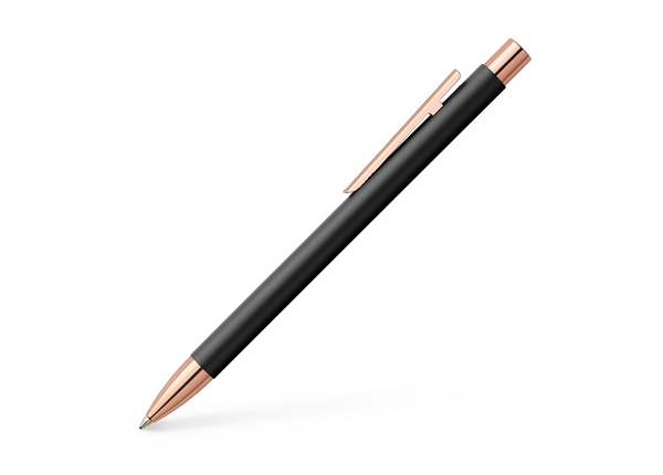 Kugelschreiber Neo Slim Metall Schwarz rosegold