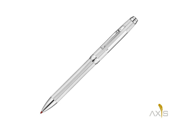 Époque 2-Farb-Drehkugelschreiber mit feinem Korn-Design - Waldmann