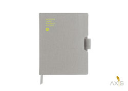 Notizbuch Office A6 Stoff grau - Caran d'Ache