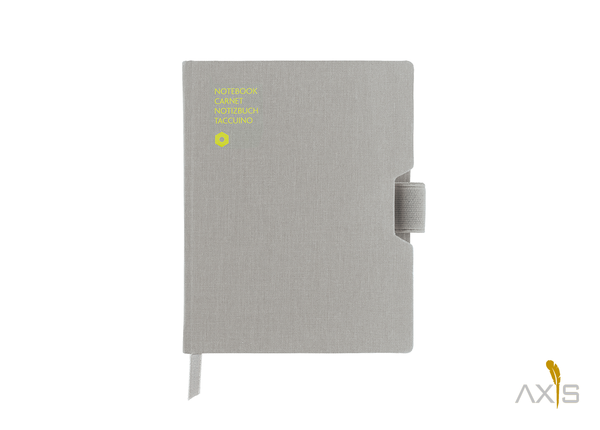Notizbuch Office A6 Stoff grau - Caran d'Ache