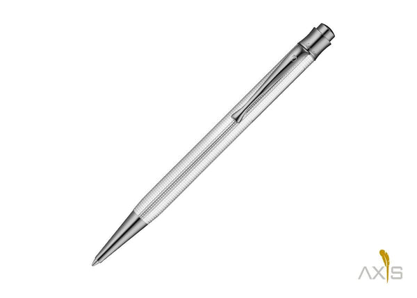 Tango Kugelschreiber, Pyramid-Design,  Beschlagteile Ruthenium plattiert - Waldmann