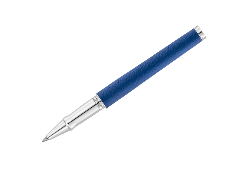 Solon Rollerball, Silber Linien-Design/Nappaleder