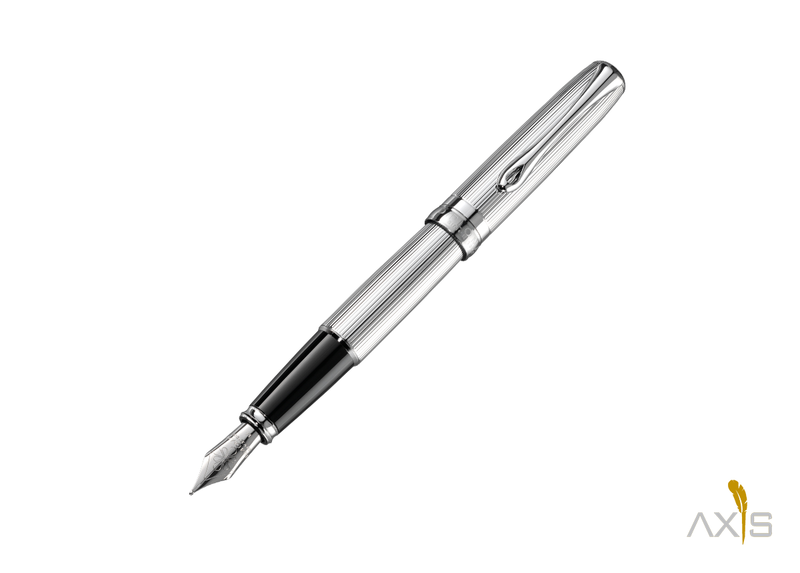 Füllhalter Excellence A2 guillochiert chrom - Diplomat